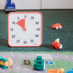 HOPTOYS Organisation Spatio-Temporelle<Time Timer Moyen - Set De Classe Couleurs Primaires
