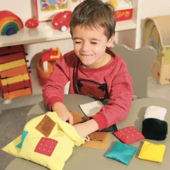 HOPTOYS Stimulation Tactile*Toucher Carres