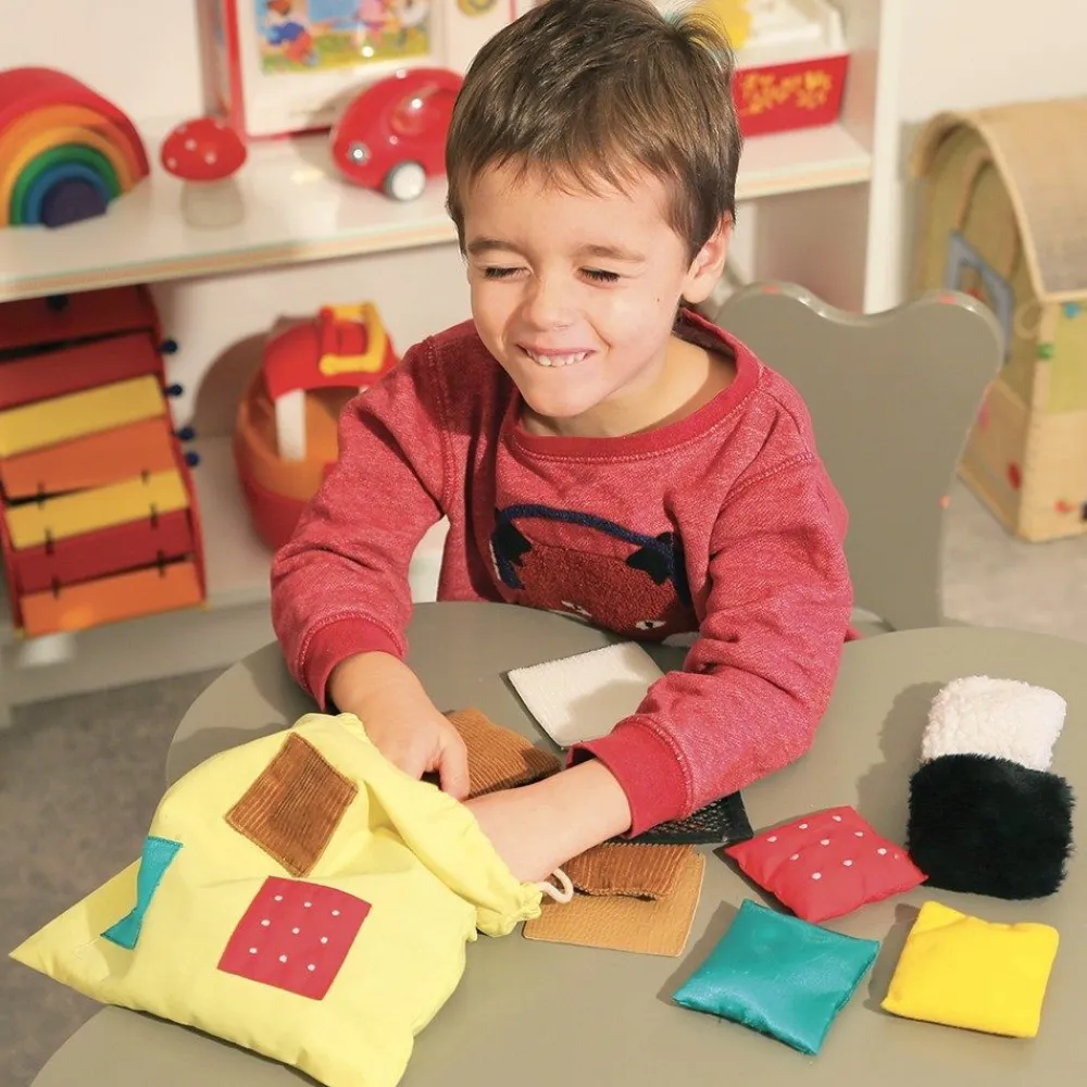 HOPTOYS Stimulation Tactile*Toucher Carres