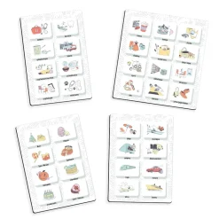 HOPTOYS Repérage Spatio-Temporel*Toutes Les Activites (Magnets Soins, Fetes, Voyages, Sorties, Activites)