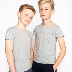 HOPTOYS Vêtements Besoins Spécifiques*T-Shirt Ultra Doux - Accent Gris