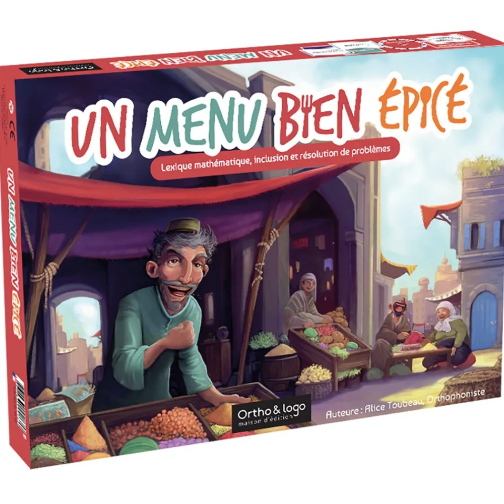 HOPTOYS Mathématiques, Formes & Couleurs*Un Menu Bien Epice
