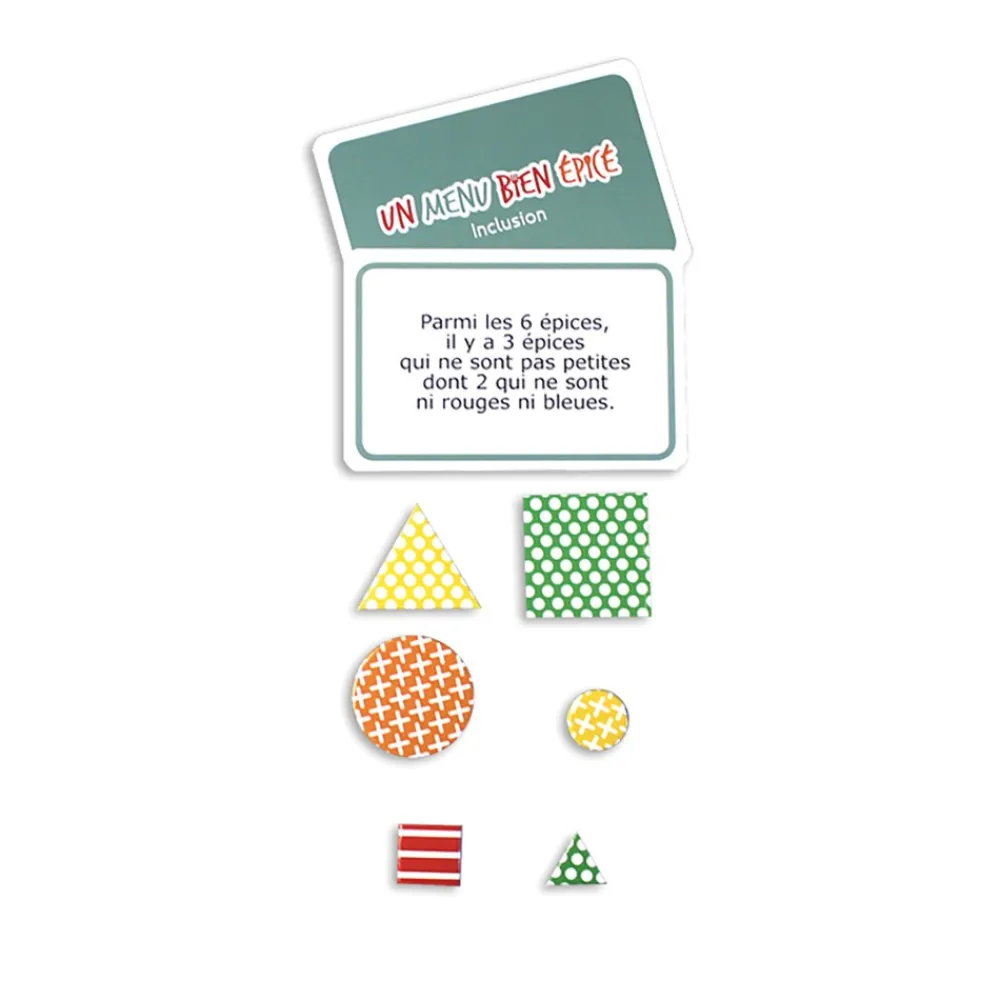 HOPTOYS Mathématiques, Formes & Couleurs*Un Menu Bien Epice