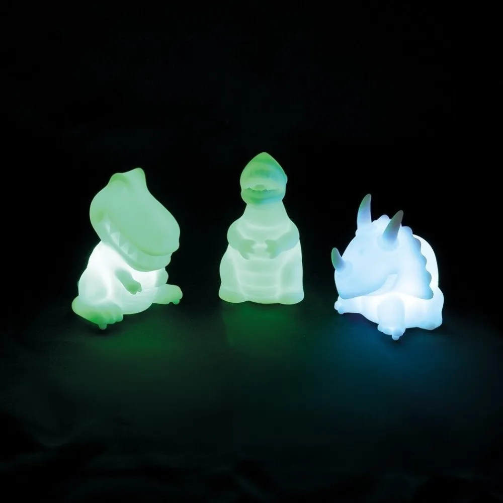 HOPTOYS Produits Lumineux Et Contrastes*Veilleuses Dinosaures Par 3